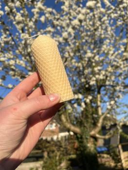 Gedrehte Bienenwachskerzen